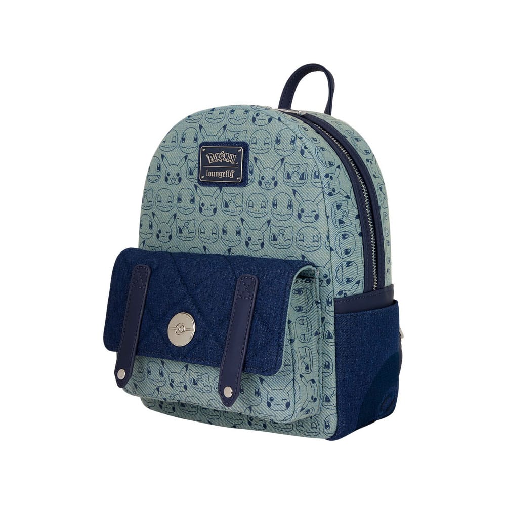 Pokemon by Loungefly Mini Ryggsäck Faux Denim Loungefly