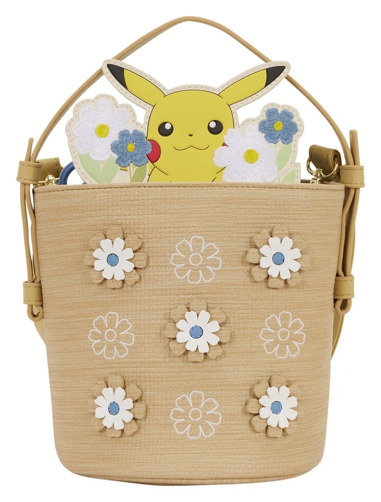 Pokémon av Loungefly Crossbody Väska Blommig Pikachu