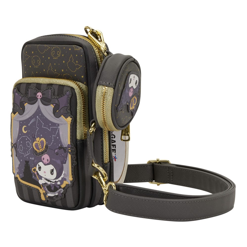 Sanrio by Loungefly Crossbody med Myntväska 20-årsjubileum Kuromi Mobiltelefon Loungefly