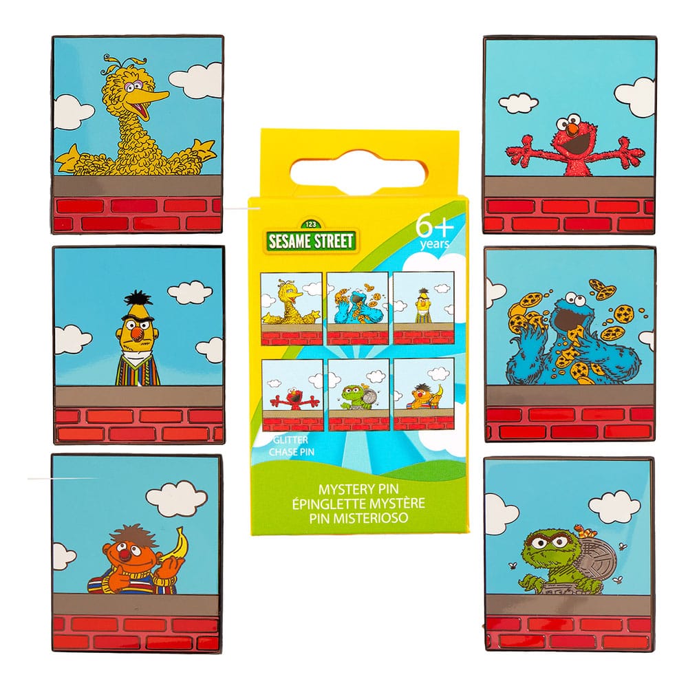 Sesame Street by Loungefly emaljnålar Blind Box Assortment (12)