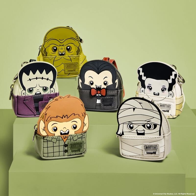 Universal Monsters by Loungefly Nyckelrings Mini Ryggsäck Blind Box Sortiment (15)