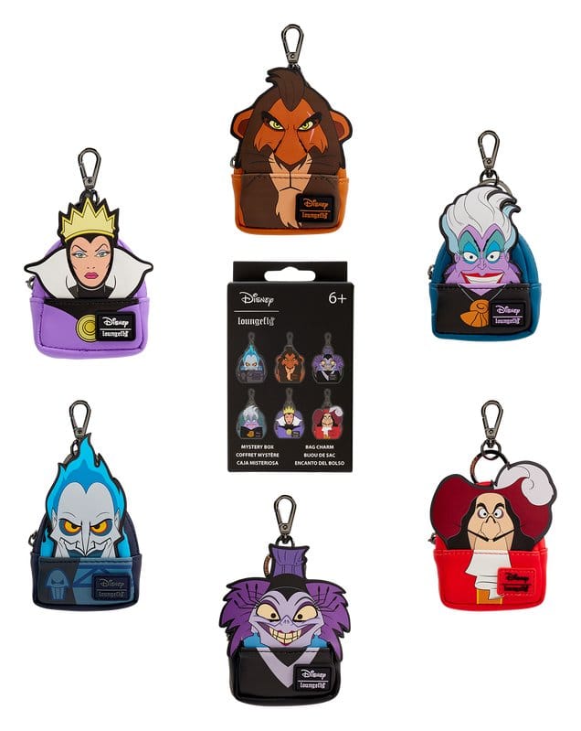 Disney by Loungefly Mini Backpack Keychain Villains Blind Box Assortment (15)