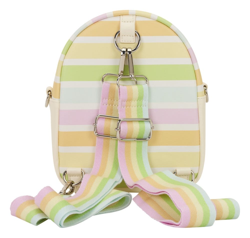 Disney by Loungefly Axelremsväska Mickey och Vänner Regnbågsränder