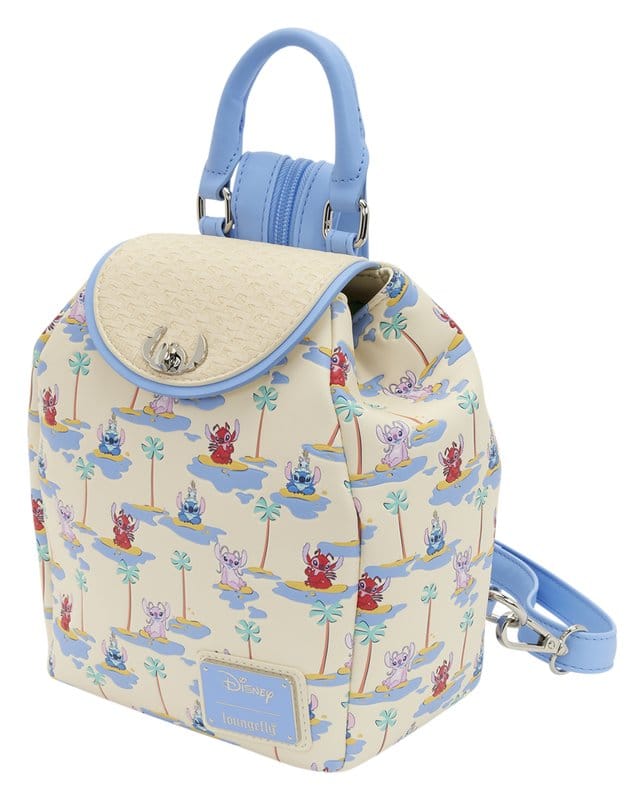 Lilo & Stitch by Loungefly mikro-ryggsäck med Stitch, Angel & Leroy