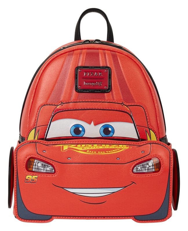 Cars by Loungefly Mini Backpack 20th Anniversary Lightning McQueen Metallic LightUp
