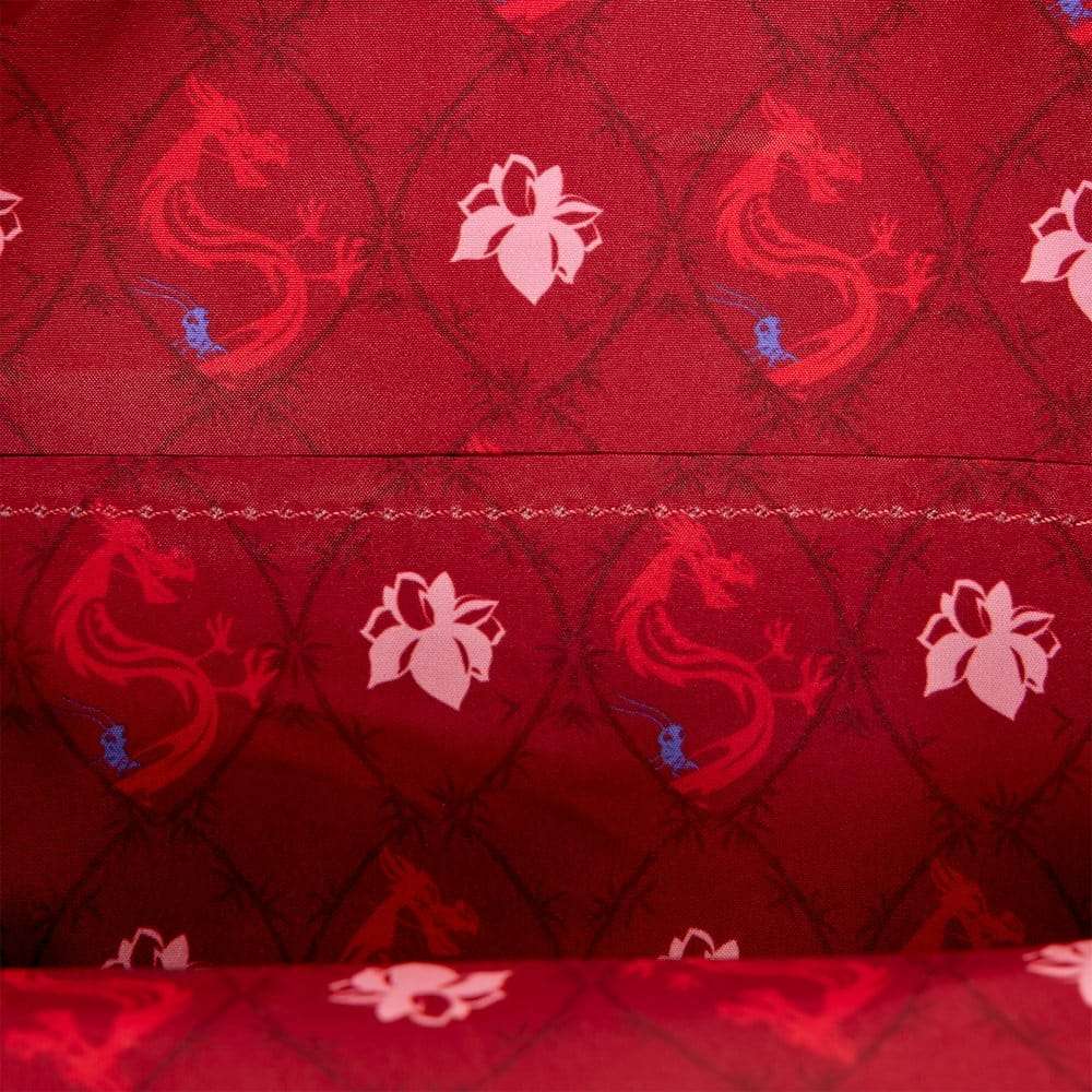 Mulan by Loungefly Mini Backpack Mushu Glitter