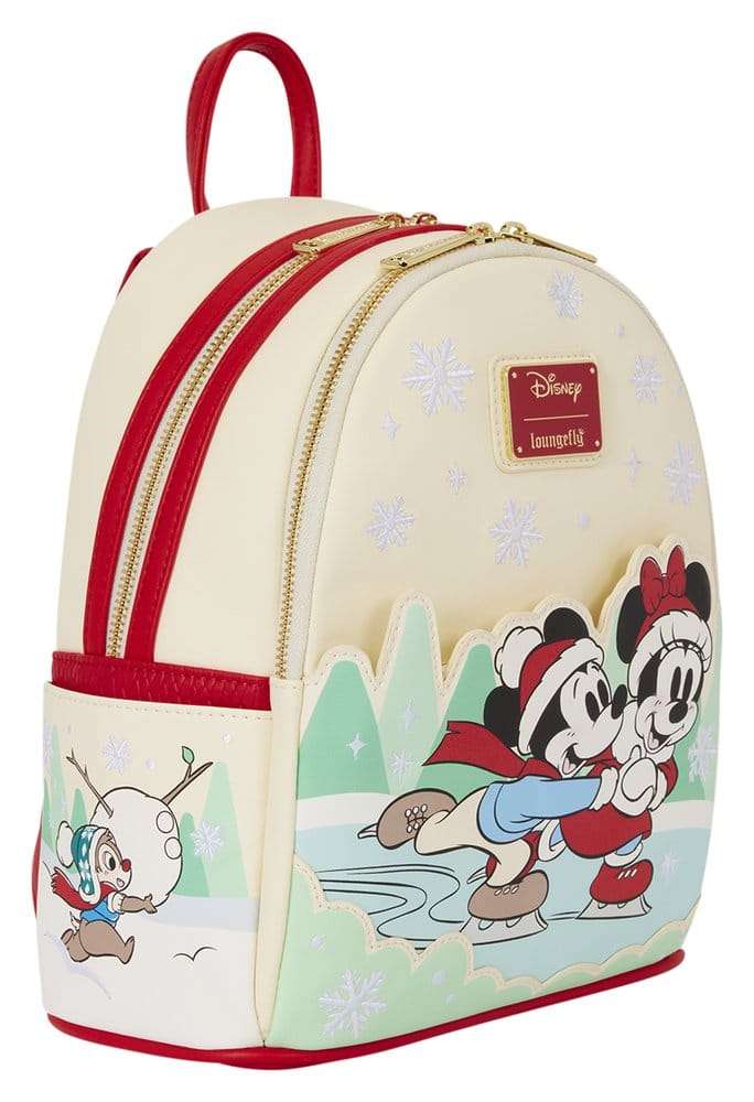 Mickey & Friends by Loungefly Mini Backpack with Headband Holder Ice Skating
