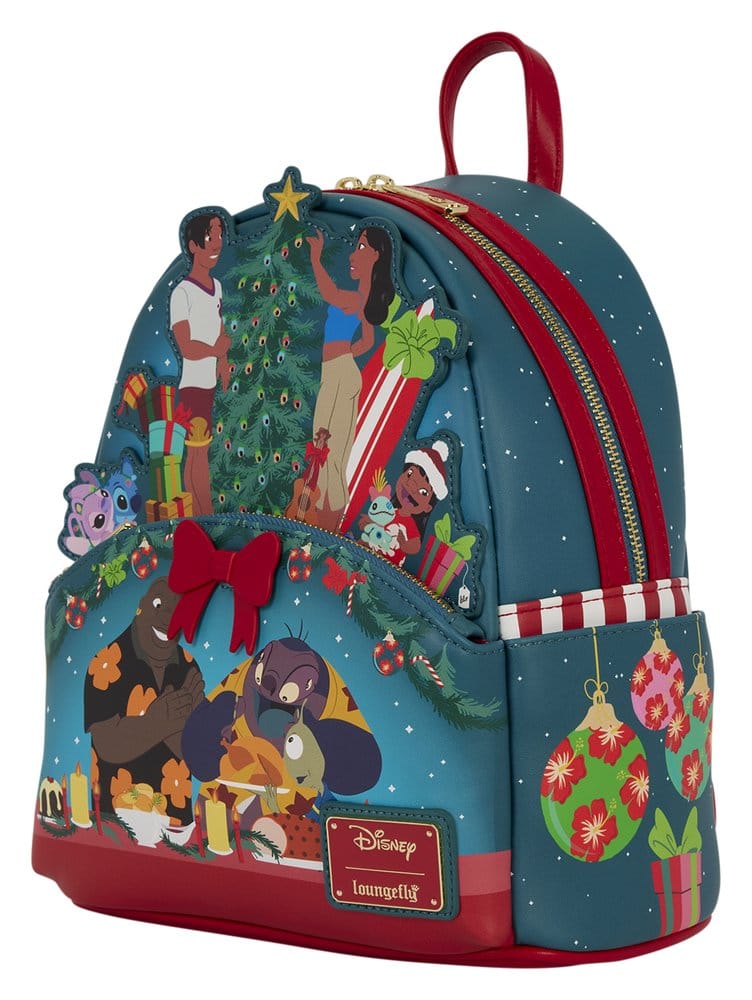 Lilo & Stitch by Loungefly Mini Backpack Holiday Celebration