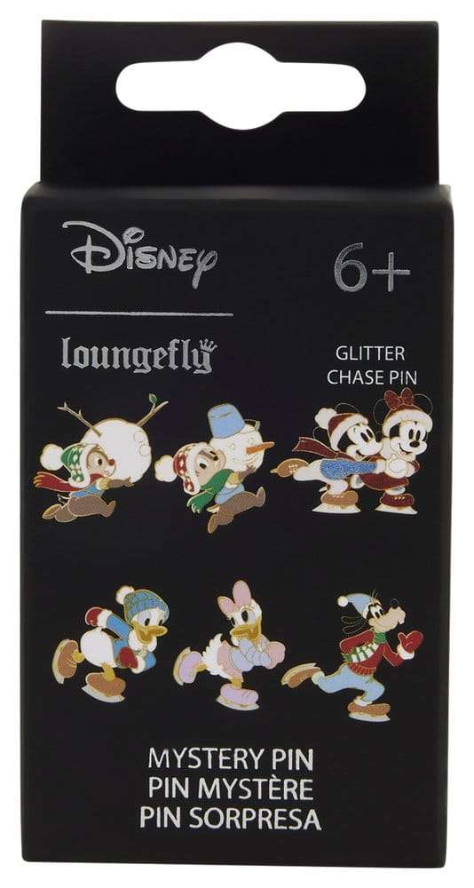 Mickey & Friends by Loungefly Enamel Pins Winter Activities Blind Display (12)