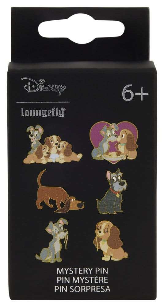 Disney by Loungefly Enamel Pins Lady and the Tramp Blind Display (12)
