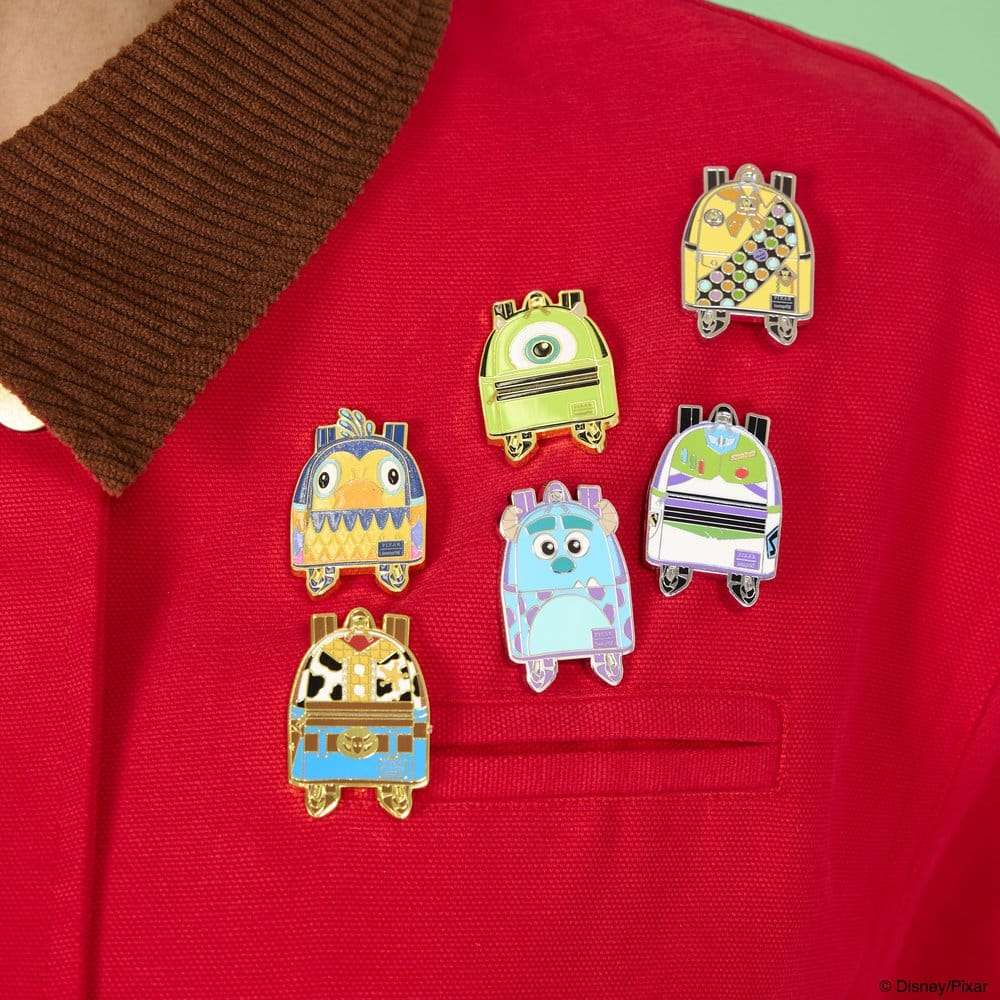 Disney/Pixar by Loungefly Enamel Pins Mini Backpack Blind Box Assortment (12)