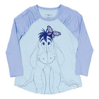 Winnie the Pooh by Loungefly Tee T-Shirt Unisex Eeyore Shirred Raglan Loungefly