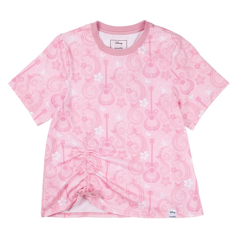 Disney by Loungefly Tee T-Shirt Unisex Hannah Montana Shirred Hem Loungefly