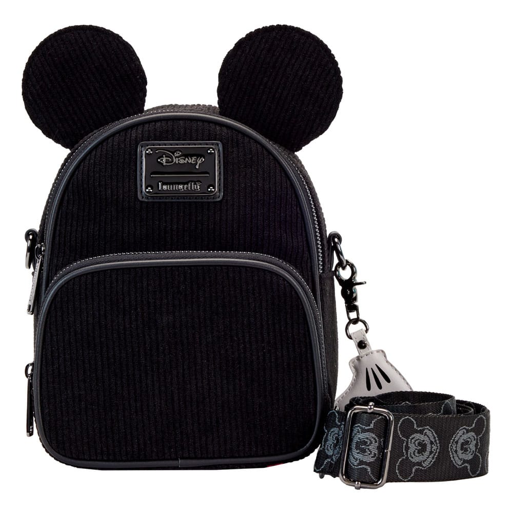 Disney by Loungefly Crossbody Mickey Mouse 100th Anniversary Corduroy Loungefly