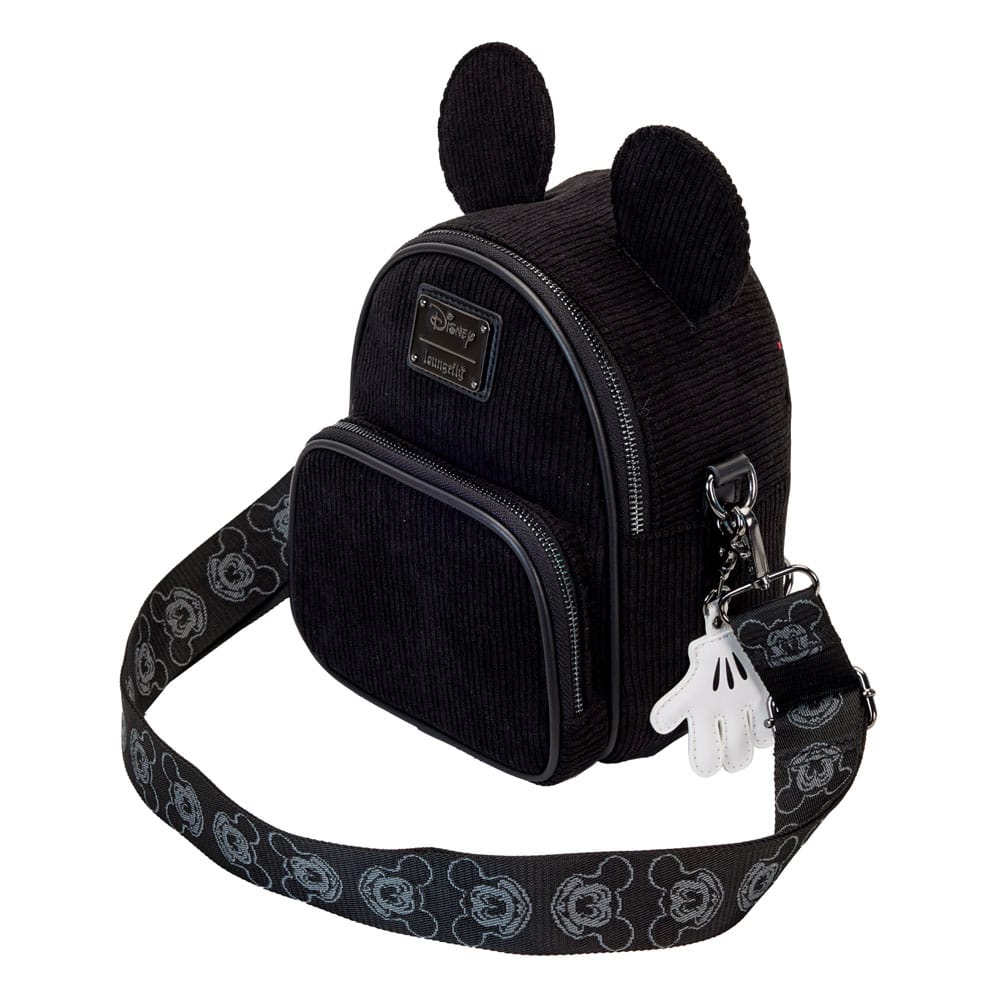 Disney by Loungefly Crossbody Mickey Mouse 100th Anniversary Corduroy Loungefly
