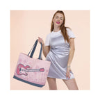 Disney by Loungefly Canvas Tote Bag - Hannah Montana Guitar Loungefly