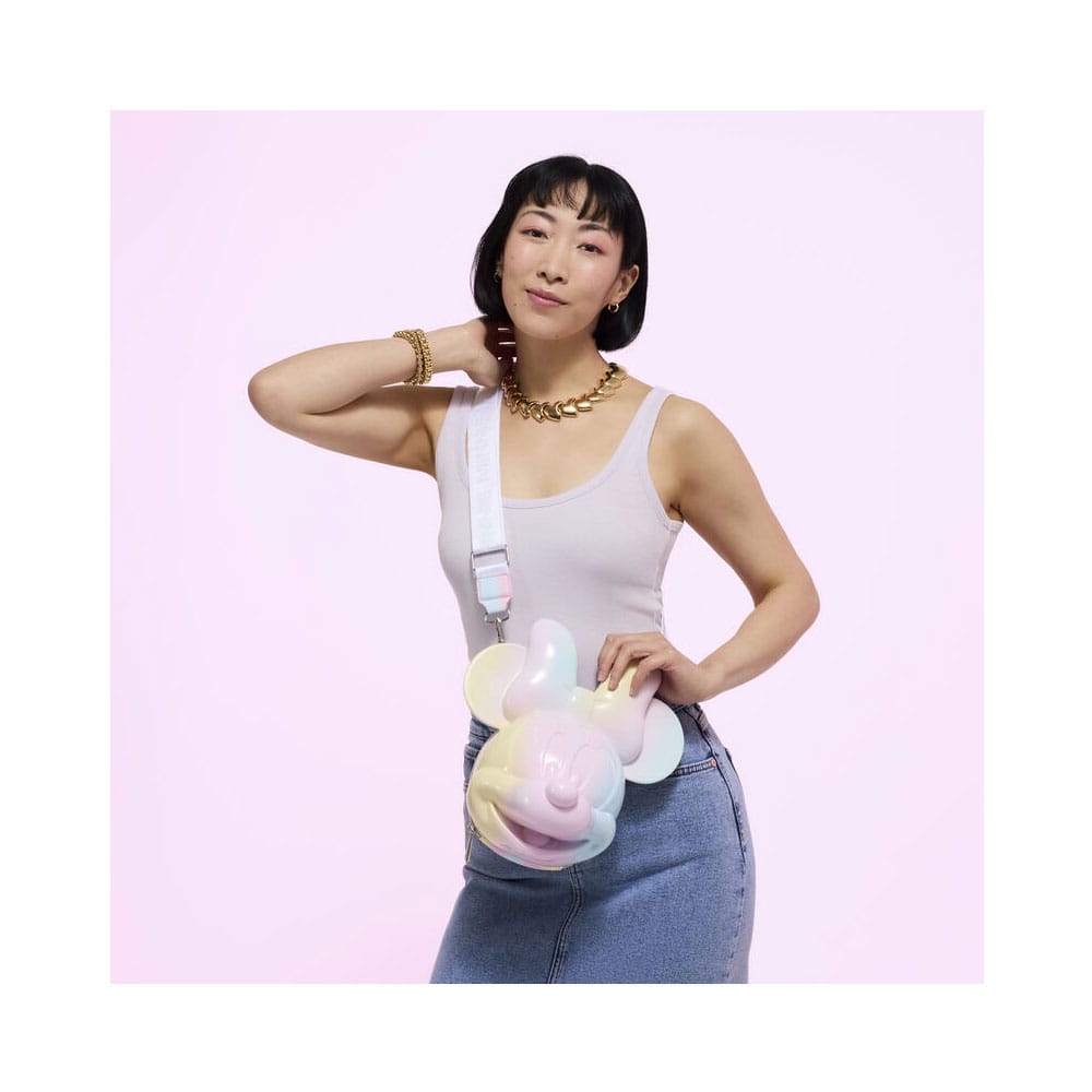 Disney by Loungefly Crossbody Bag Minnie Mouse Tie Dye Molded Loungefly