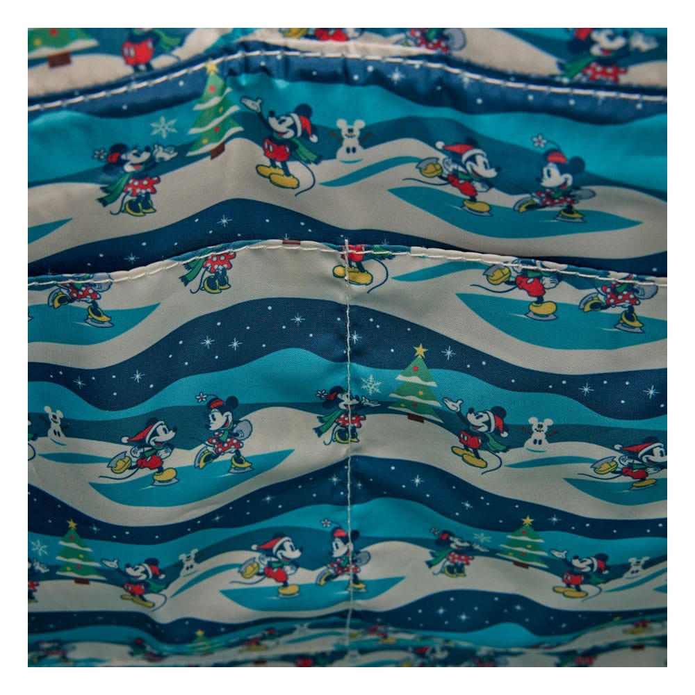 Disney by Loungefly Canvas Tote Bag Mickey och Minnie Holiday Loungefly