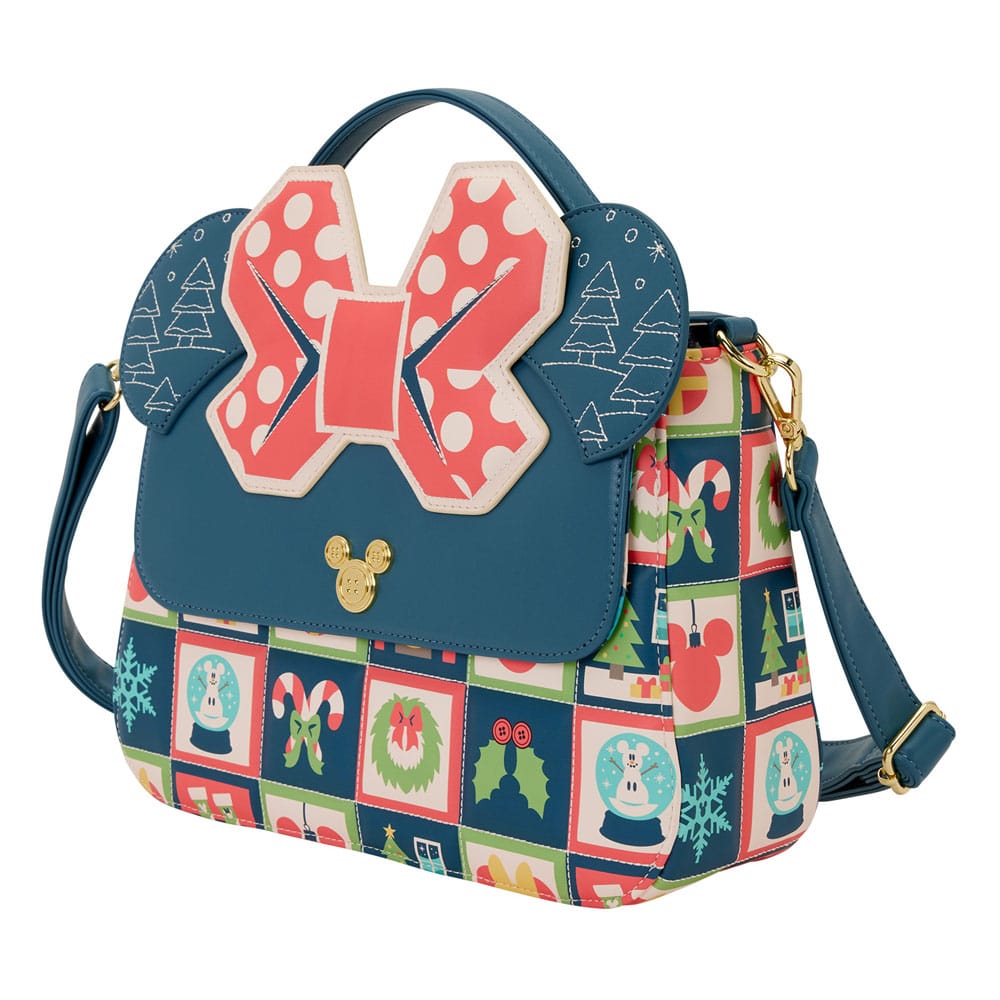 Disney by Loungefly Crossbody Bag Mickey och Minnie Holiday Loungefly