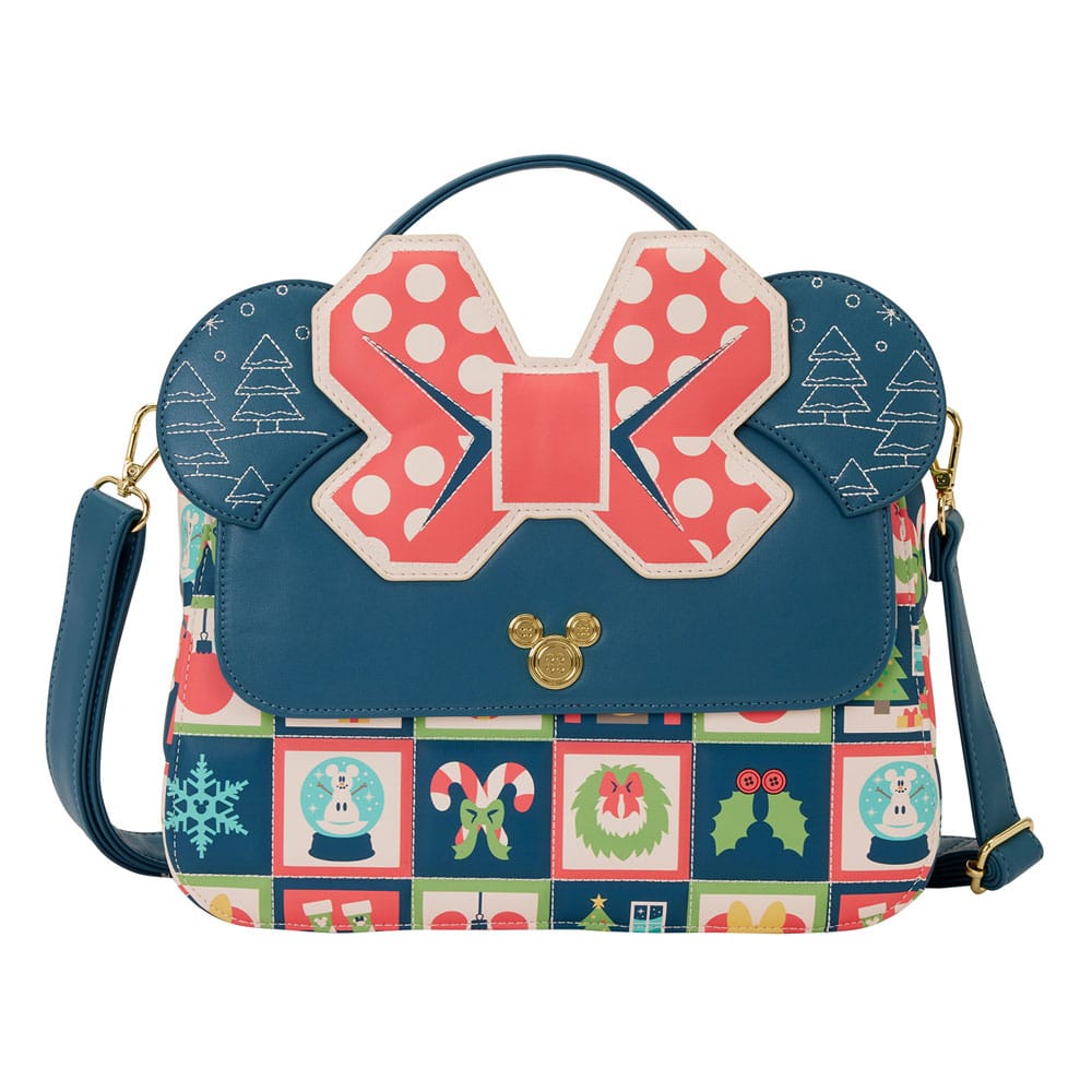 Disney by Loungefly Crossbody Bag Mickey och Minnie Holiday Loungefly