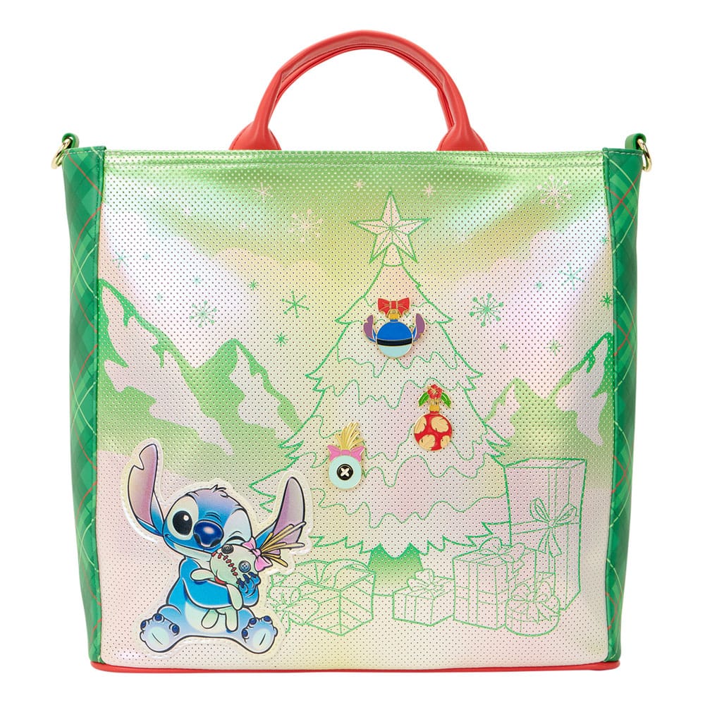 Disney by Loungefly Canvas Tote Lilo&Stitch Holiday Loungefly