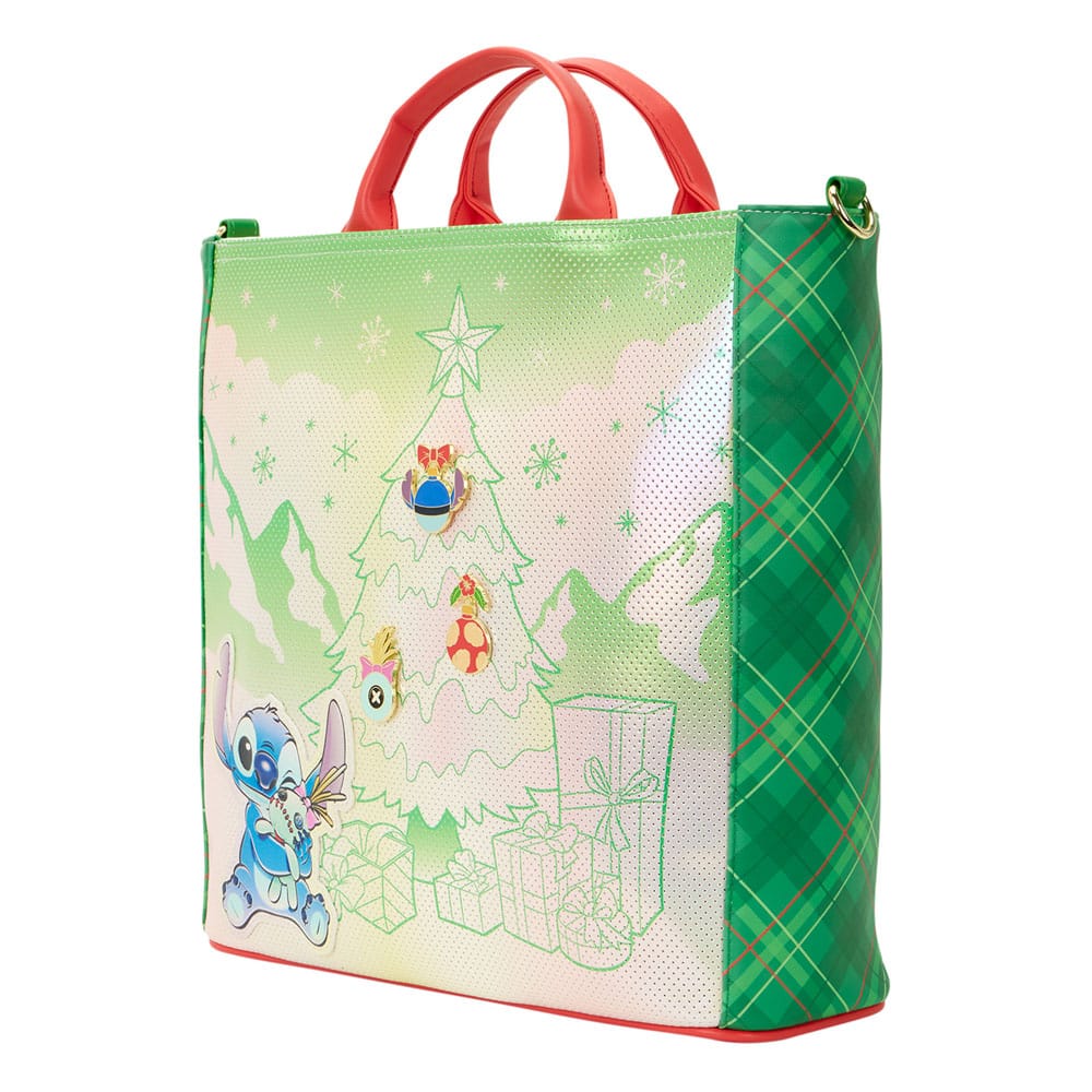 Disney by Loungefly Canvas Tote Lilo&Stitch Holiday Loungefly