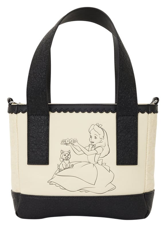 Alice in Wonderland mini tote crossbody-väska
