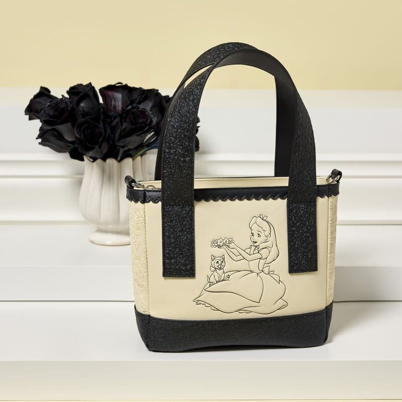 Alice in Wonderland mini tote crossbody-väska