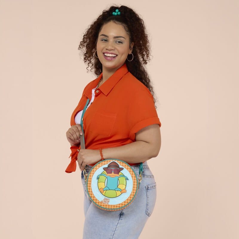 Phineas & Ferb Perry the Platypus Pool crossbody-väska