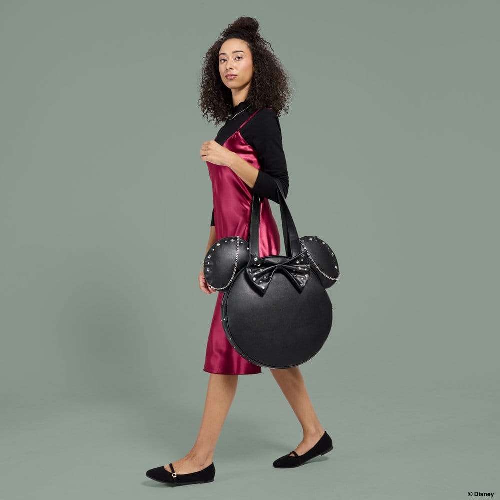 Minnie Mouse by Loungefly Canvas Tote Bag Studs & Chains