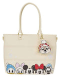 Mickey & Minnie by Loungefly Canvas Tote Bag Puff Quilt