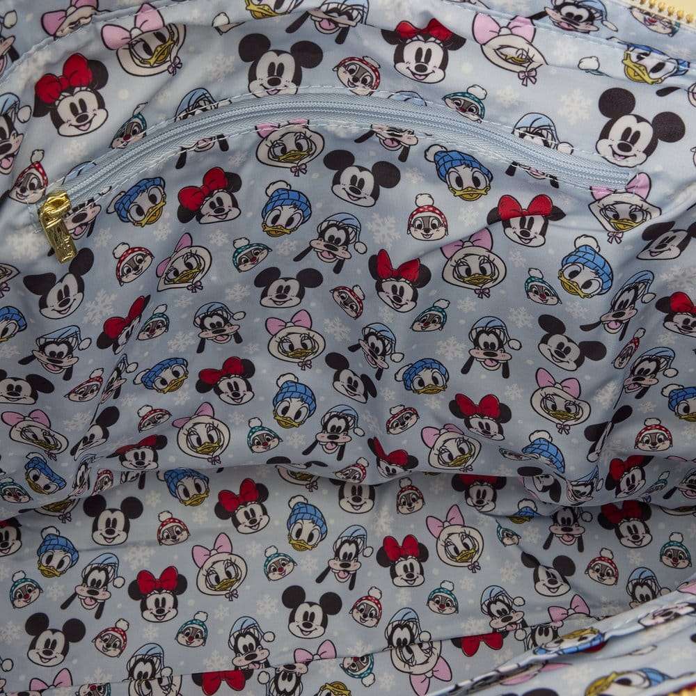Mickey & Minnie by Loungefly Canvas Tote Bag Puff Quilt