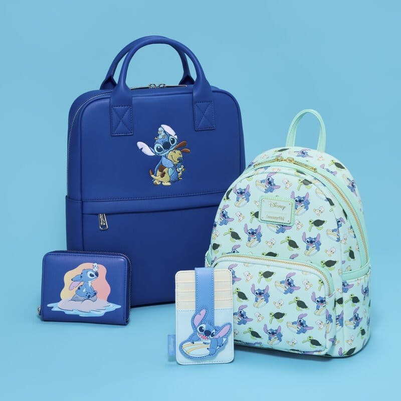 Disney by Loungefly Card Holder Lilo & Stitch Animal Friends Surfing