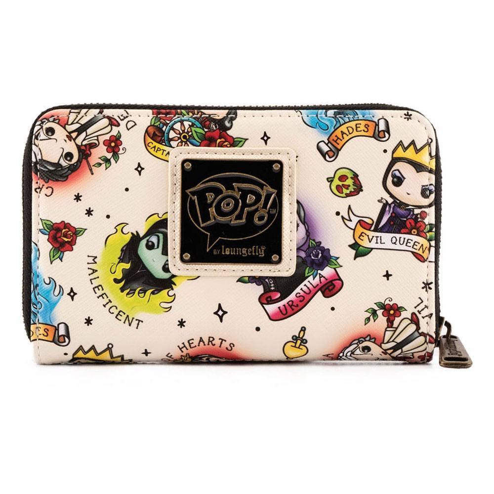Disney POP! by Loungefly Villains Tattoo AOP Wallet