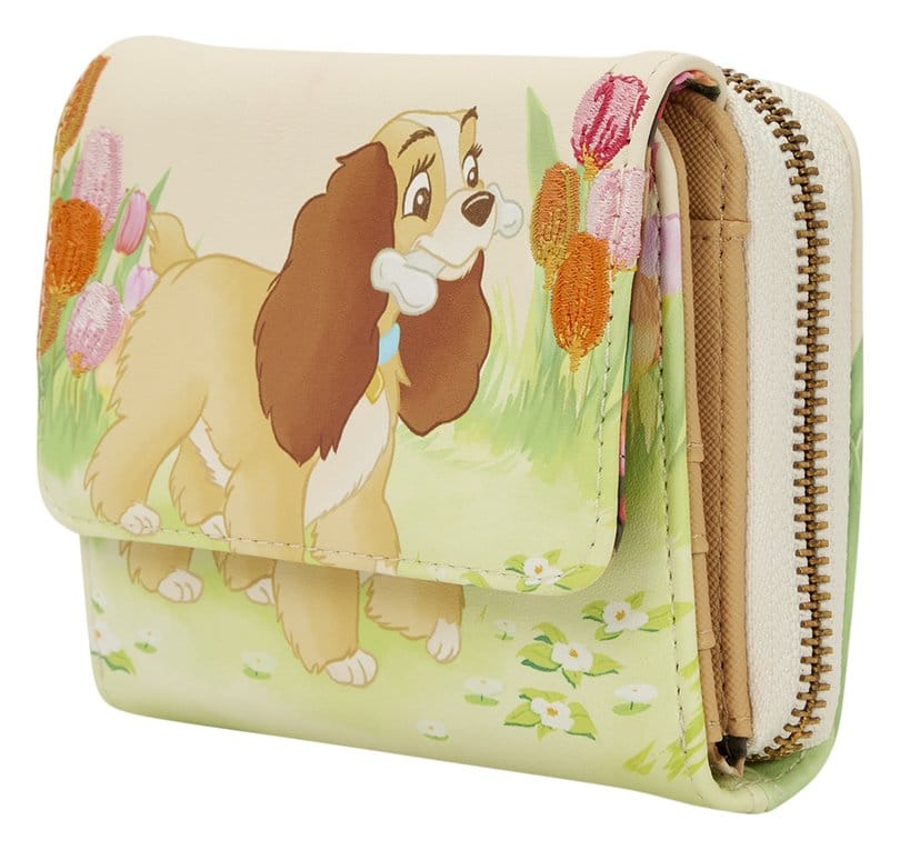 Disney by Loungefly Plånbok Lady and the Tramp Pastel Tulip
