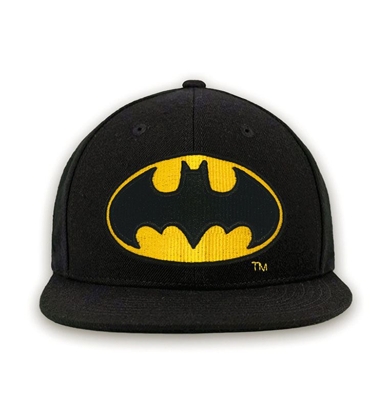 DC Comics Keps Batman Logo - Kvalitetskeps med Justerbar Storlek Logoshirt
