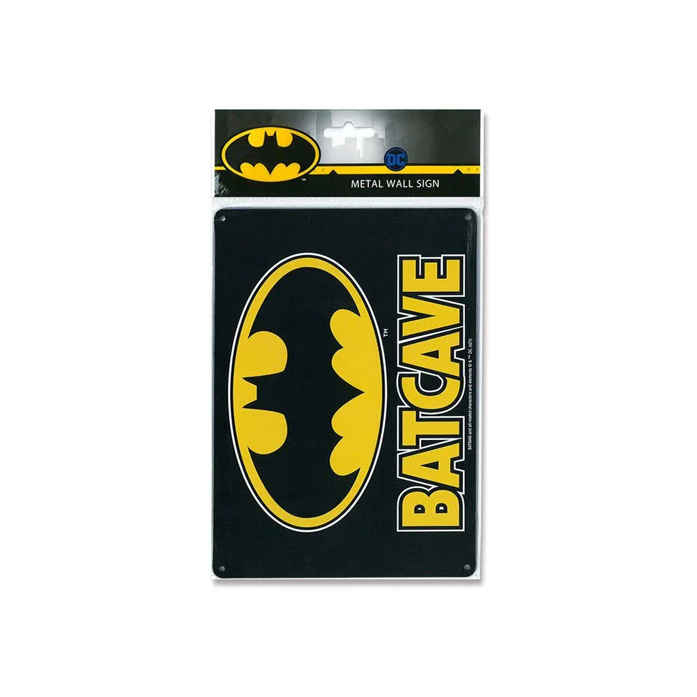 DC Comics Tin Skylt Batcave 15 x 21 cm Logoshirt