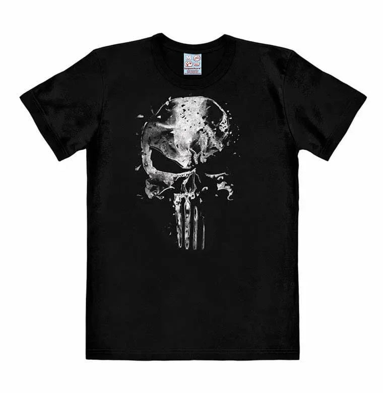 Marvel Easy Fit T-Shirt Punisher - Mercury Skull Logoshirt