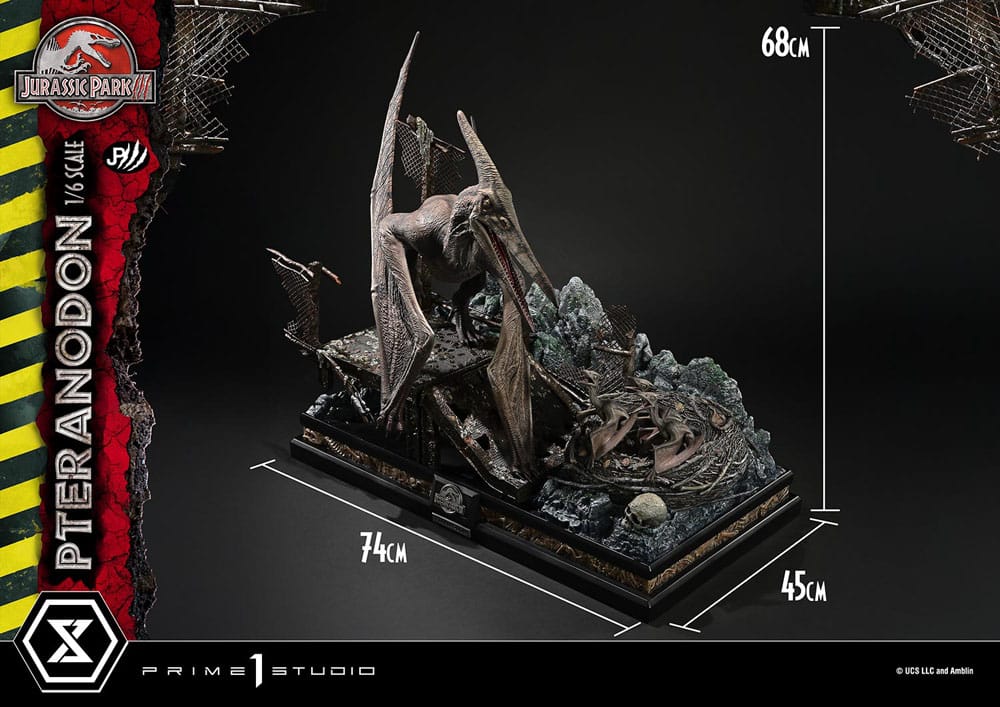 Jurassic Park III Legacy Museum Collection Statue 1/6 Pteranodon Bonus Version 68 cm