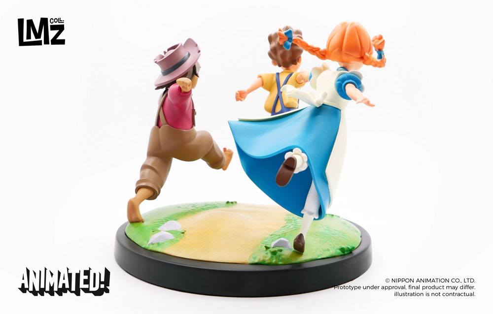 The Adventures of Tom Sawyer Animated! Figure Tom, Huck & Becky 23 cm
