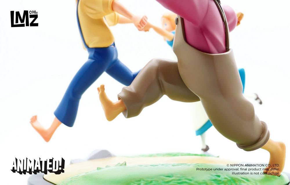 The Adventures of Tom Sawyer Animated! Figure Tom, Huck & Becky 23 cm