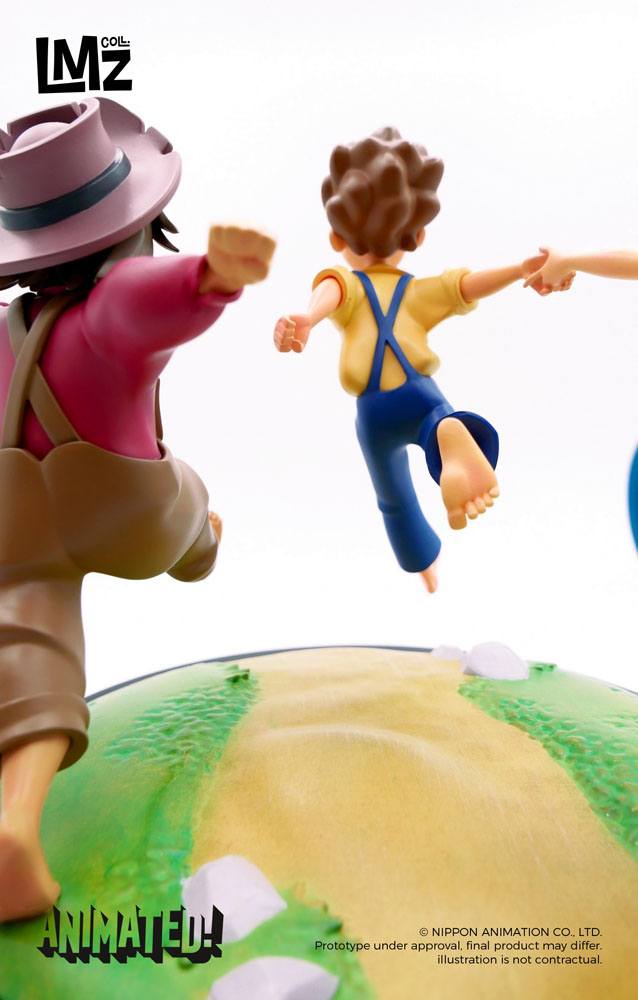 The Adventures of Tom Sawyer Animated! Figure Tom, Huck & Becky 23 cm