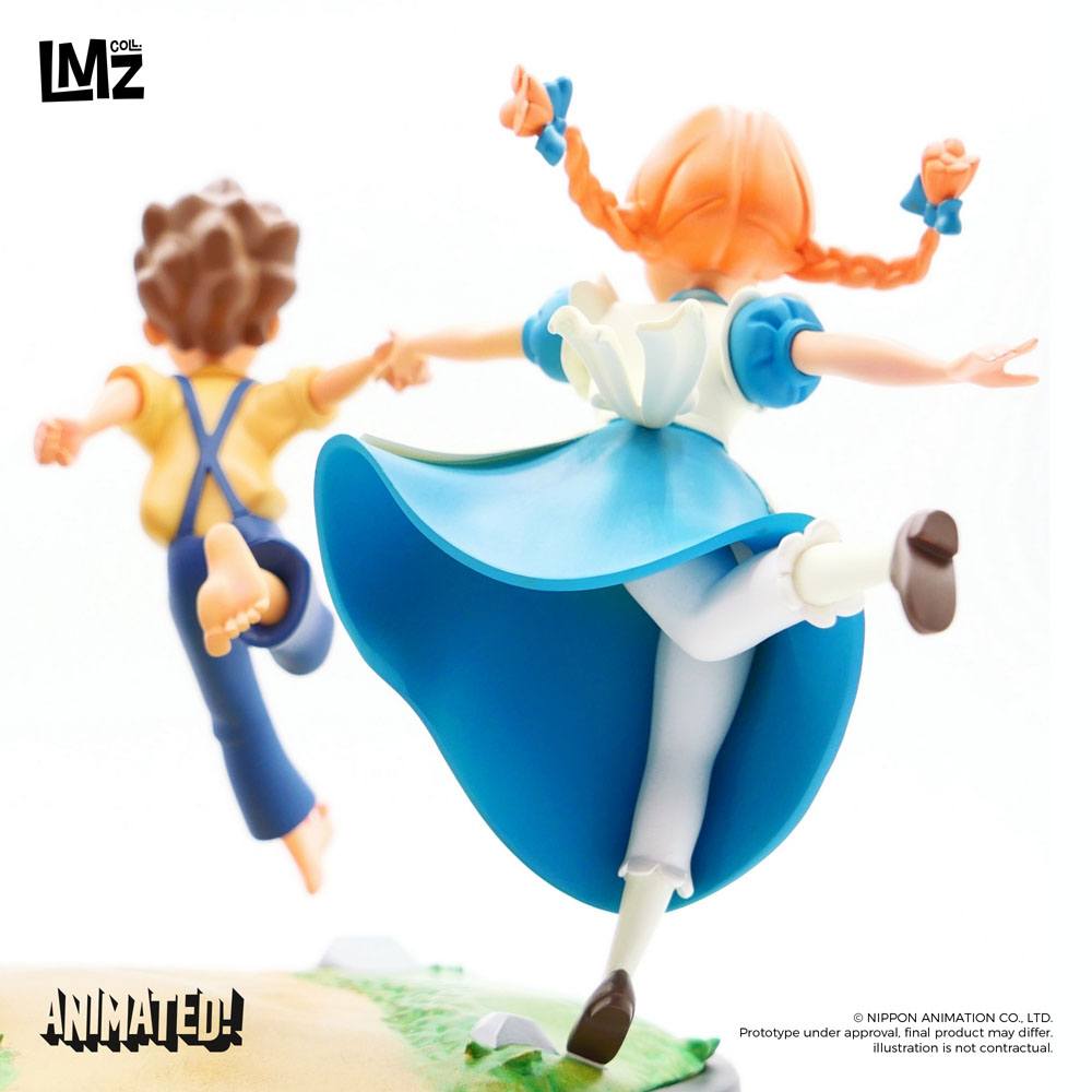 The Adventures of Tom Sawyer Animated! Figure Tom, Huck & Becky 23 cm