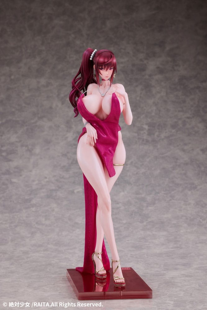 Absolut Ren Vit Magisk Flicka PVC 1/6 Kuramoto Erika Klänning Ver. 30 cm Lovely