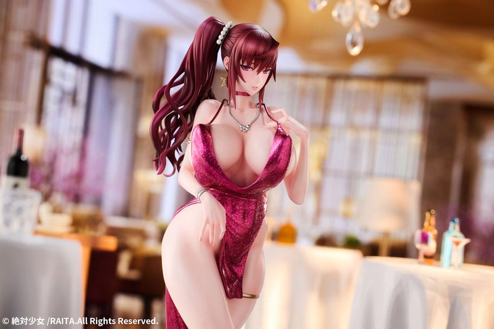 Absolut Ren Vit Magisk Flicka PVC 1/6 Kuramoto Erika Klänning Ver. 30 cm Lovely