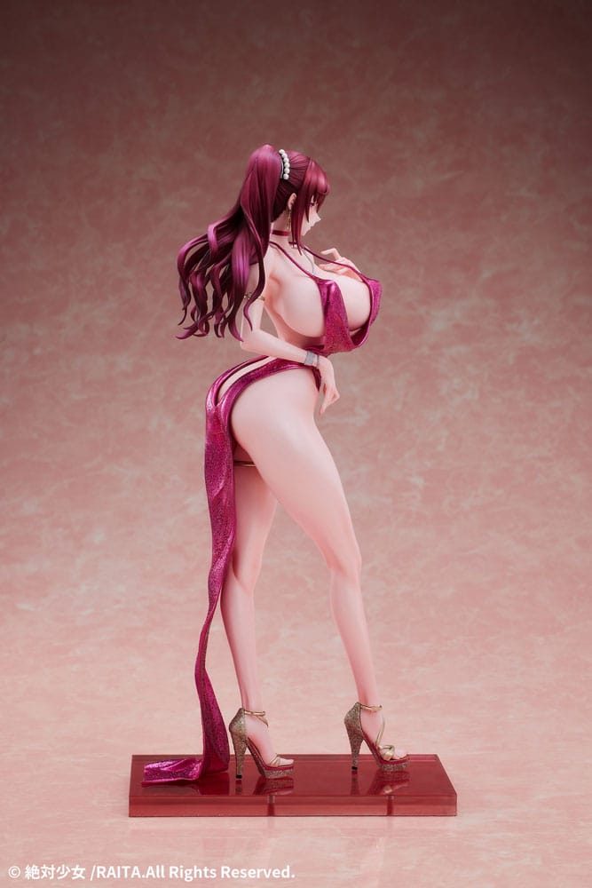 Absolut Ren Vit Magisk Flicka PVC 1/6 Kuramoto Erika Klänning Ver. 30 cm Lovely