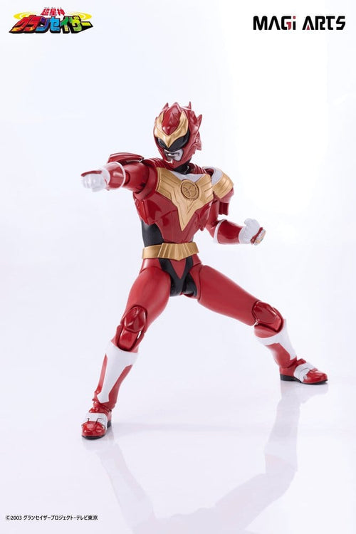Actionfigur Sazer Tarious från Chouseishin Gransazer, 15 cm