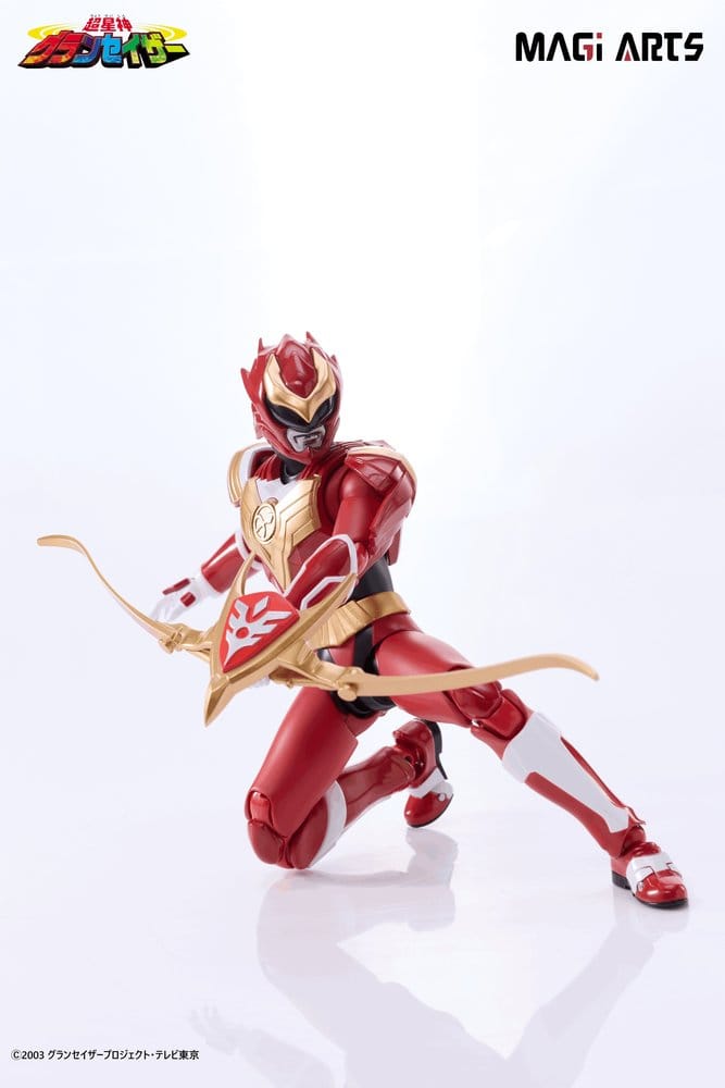 Actionfigur Sazer Tarious från Chouseishin Gransazer, 15 cm