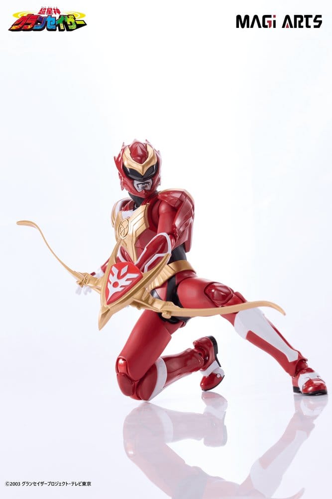 Actionfigur Sazer Tarious från Chouseishin Gransazer, 15 cm