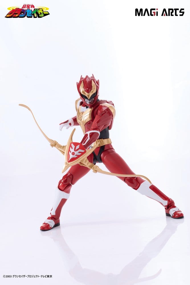 Actionfigur Sazer Tarious från Chouseishin Gransazer, 15 cm